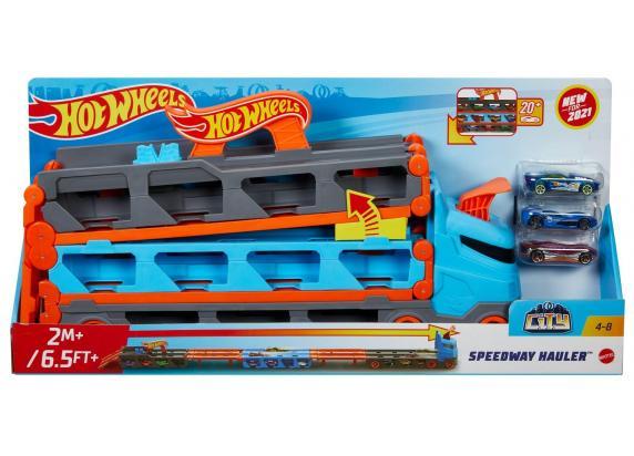 Hot Wheels Hot Wheels City - Speedway transportwagen