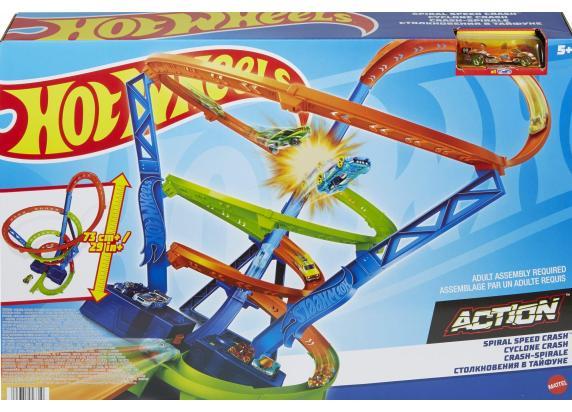 Hot Wheels Hot Wheels Action Spiral Speed Crash met auto