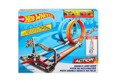 Hot Wheels Hot Wheels Action dubbele looping racetrack