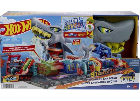 Hot Wheels Hot Wheels City Ultra Shark Car Wash