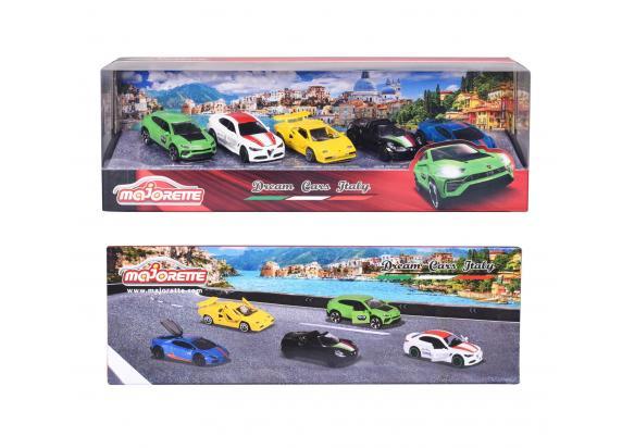 Majorette Majorette Dream Cars Italy Giftpack 5 auto 7,5cm