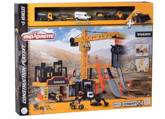 Majorette Majorette Creatix Construction Volvo voertuigen 5-pack