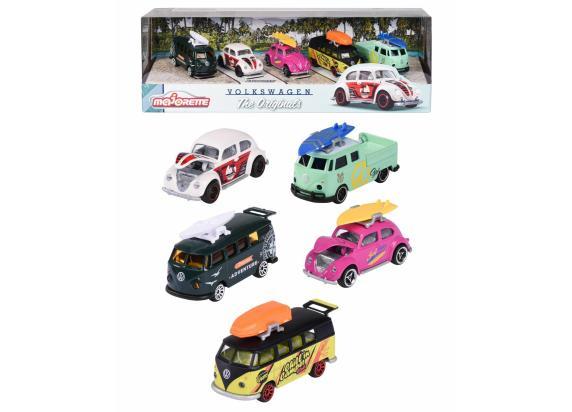 Majorette Marjorette VW The Originals 5-pack 7,5cm