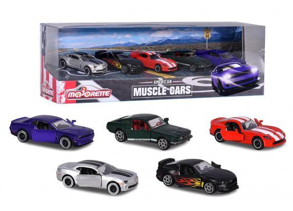 Majorette Majorette Muscle Cars Giftpack 5 auto's 7,5cm