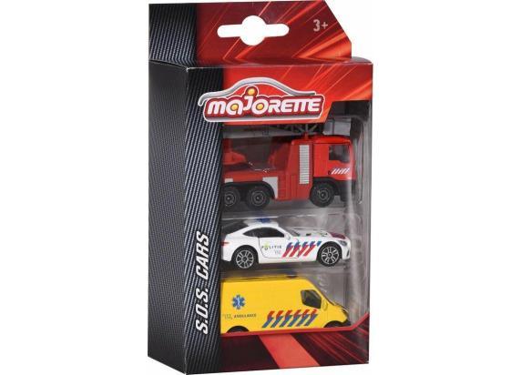 Majorette Majorette S.O.S. Cars 3 stuks NL