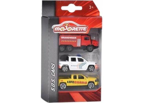 Majorette Majorette S.O.S. Cars 3 stuks BE