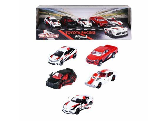 Majorette Majorette Toyota Racing Giftpack 5 auto's