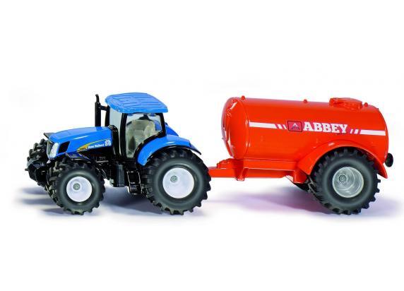 Siku 1:50 Traktor met 1-assige vacuum tankwagen