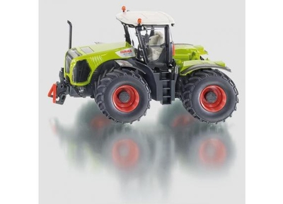 Siku Claas Xerion 5000 Tractor 1:32 metaal/kunststof groen Ackermann-besturing en trekhaak