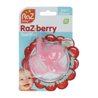 RaZ Baby RaZ-Berry Bijtring Roze | 1 stuk