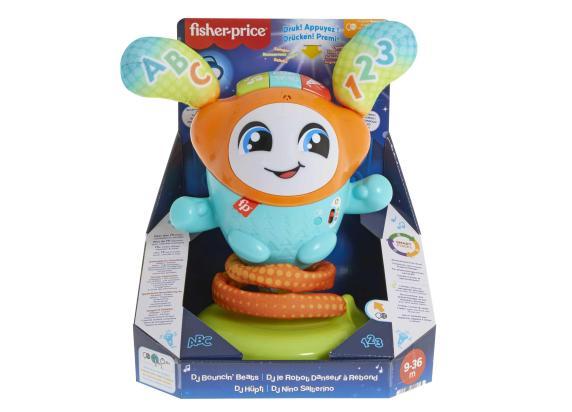 Fisher-Price DJ Bouncin Beats Leerrobot - Peuter speelgoed - Meertalig