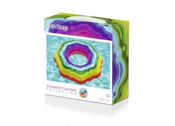 Bestway Regenboog zwemring 115cm