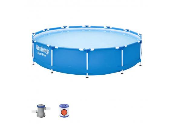 Bestway Bestway 56681 Steel Frame Pool zwembad 366x76cm