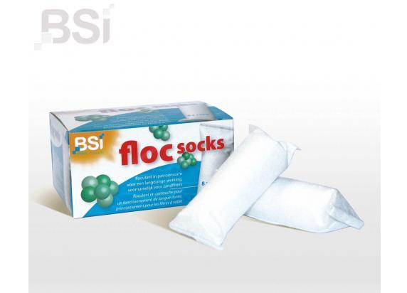 Floc Socks 8x125gr vlokt vuil voor in skimmer