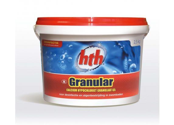 hth 2,5kg granular choc chloor (korrels)