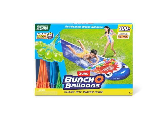 Bunch O Balloons Bunch-o-Balloons waterglijbaan haai met 100 waterballon