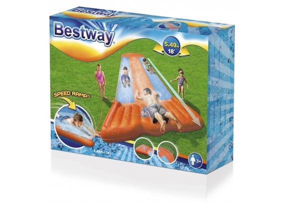 Bestway H20 Go! Triple Slide waterglijbaan voor 3 kinderen