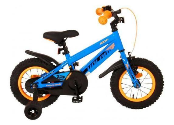 Volare Bicycles Rocky 12" blauwe fiets met zijwieltjes