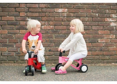 Lena My First Scooter rood/blauw/geel - Loopfiets