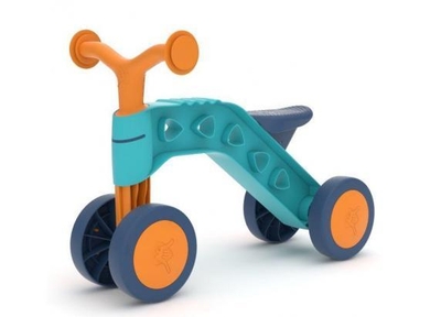 Chillafish Itsibitsi lichtgewicht eerste loopfiets met kantelpuntbegrenzer, Blauw Oranje