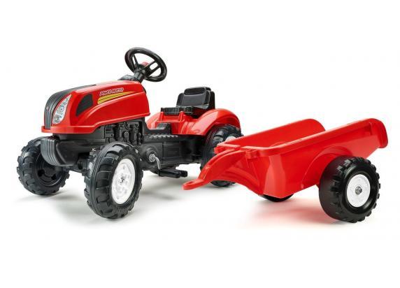 Falk Power Master tractor met openende motorkap en trai