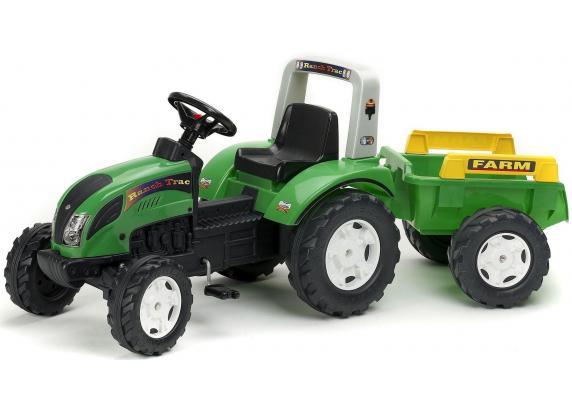 Falk Ranch Trac met Farm-trailer