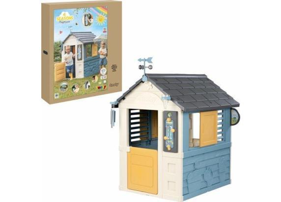 Smoby - 4 Seasons Playhouse - 4 Seizoenen huis - Windmeter - Regenmeter - Speelhuis