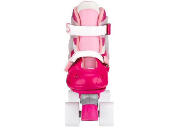 Nijdam Nijdam Rolschaatsen Junior Fuchsia/Roze/Zilver maat 30-33