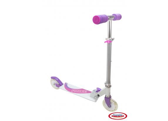 Funbee inklapbare scooter roze