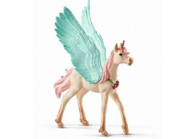 schleich BAYALA - Versierde eenhoornpegasus, veulen - Speelfiguur - Kinderspeelgoed voor Jongens en Meisjes - 5 tot 12 jaar - 70575