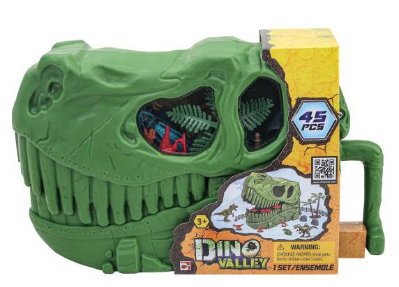 - Dino Valley Dino Valley 542419 dinokop opbergdoos met dino's en accesoires