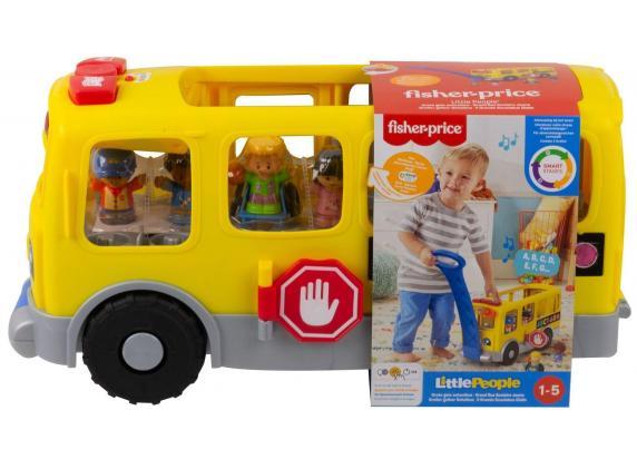 Fisher Price - Little People Little People Grote Gele Schoolbus met 4 figuren