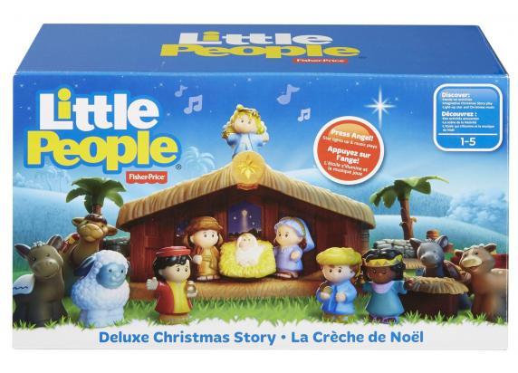 Fisher Price - Little People Fisher Price luxe kerststal