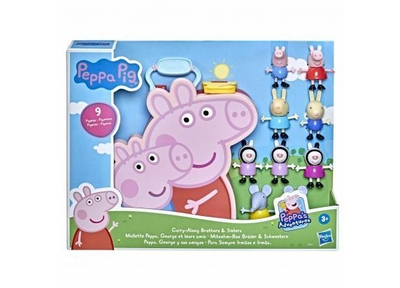 Hasbro - Peppa Pig Peppa Pig - Peppas Broers en Zussen Meeneemkoffer