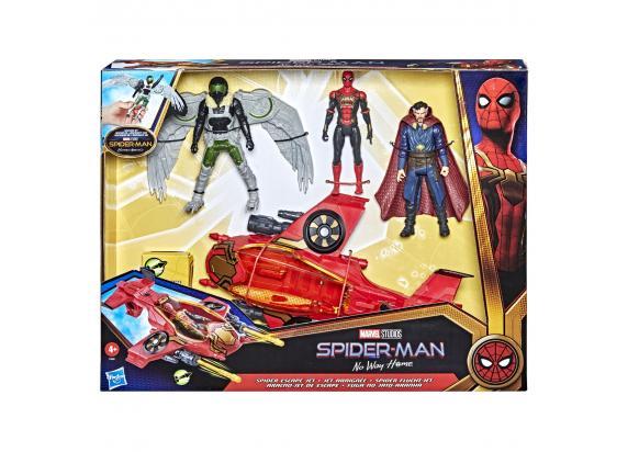 Hasbro - Spider-Man Spider-Man Spider Escape Jet met 3 figuren