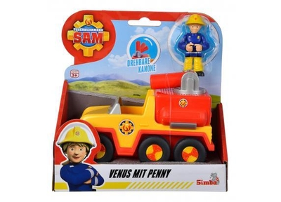 Simba - Brandweerman Sam - Venus met Penny Figuur - Brandweerwagen - Speelgoedvoertuig - vanaf 3 jaar
