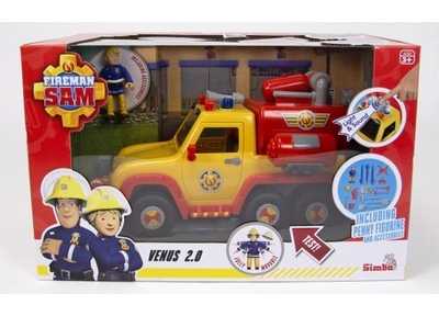 Simba - Brandweerman Sam Brandweerauto Venus 2.0 met figuur - Speelgoedvoertuig - vanaf 3 jaar
