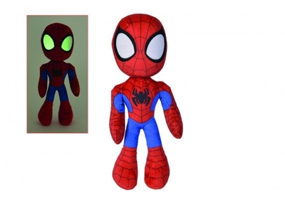 Disney - Spiderman - Spidey met Glow in the Dark Eyes - 25cm - Alle leeftijden - Knuffel