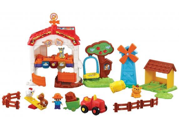 VTech Zoef Zoef Dieren Vrolijke Dierenboerderij - Cadeau - Speelfigurenset - Speelgoed met Liedjes & Reacties - 1 tot 5 Jaar