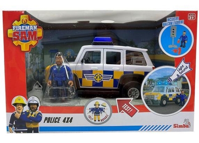 Brandweerman Sam Politieauto met Figuur - Speelgoedvoertuig - vanaf 3 jaar