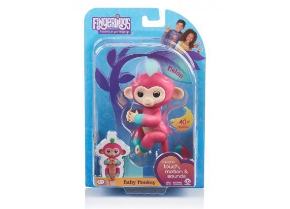 WowWee - Fingerlings Fingerlings Melon roze baby aapje