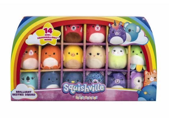 - Squishville Squishville Squishmallow 14-Pack 5cm figuren - Briliant Besties