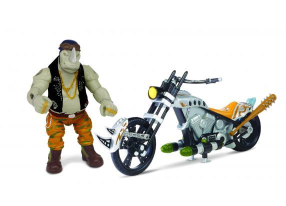 Giochi Preziosi - Teenage Mutant Ninja Turtles Ninja Turtles 2 voertuig met actiefiguur 12cm