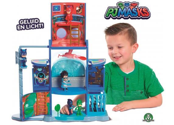 Giochi Preziosi - Pyjamahelden PJ Masks Hoofdkwartier Mission Control met 2 figur