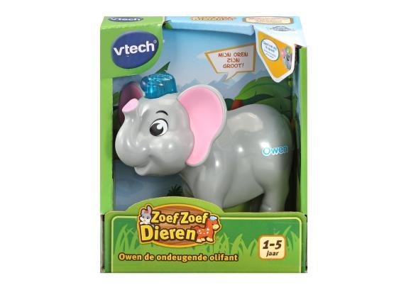 VTech Zoef Zoef Dieren - Owen de Ondeugende Olifant - Educatief Speelfiguur - Dieren Speelgoed - Cadeau - Kinderspeelgoed 1 Jaar tot 5 Jaar