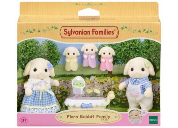 Sylvanian Families 5735 Familie bloemen hangoor konijn