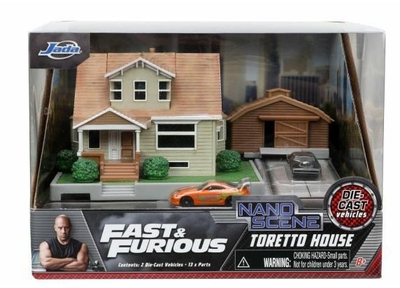 JADA TOYS F&F Nano Dom's House Display Diorama 1:24 Auto