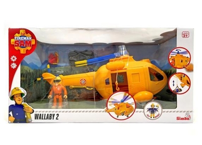 Simba - Brandweerman Sam - Helikopter Wallaby II met figuurtje