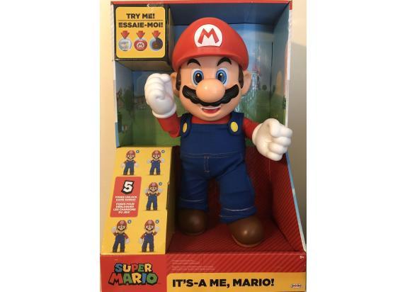 Nintendo - Super Mario Bros It's-a-me-Mario electronisch figuur 30cm