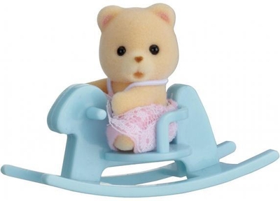 Sylvanian Families 5199 Baby Draagdoosje (Beer Op Hobbelpaard) - Speelfigurenset